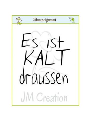 JM Creation - Es ist kalt draußen 2 - Cling Stamp